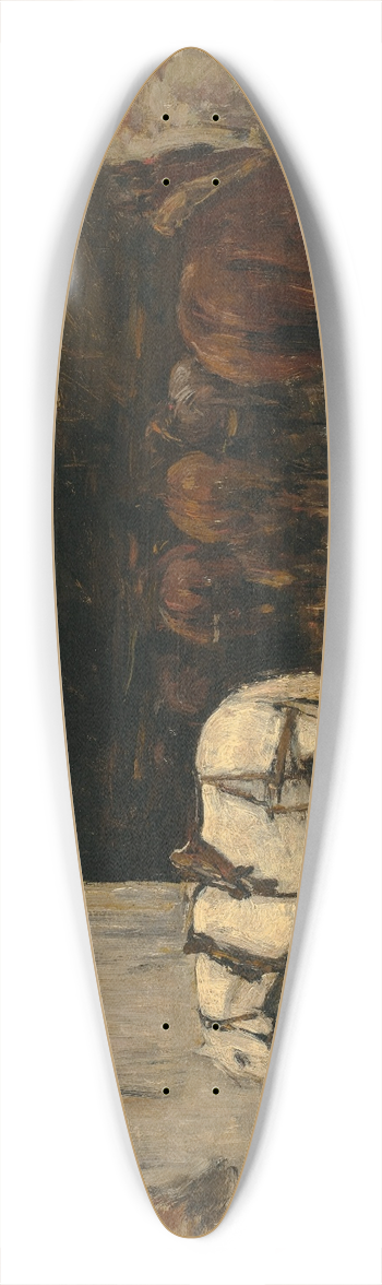 Eugne Boudin - Cour et curie dun loueur 39.3 inch art pintail longboard deck