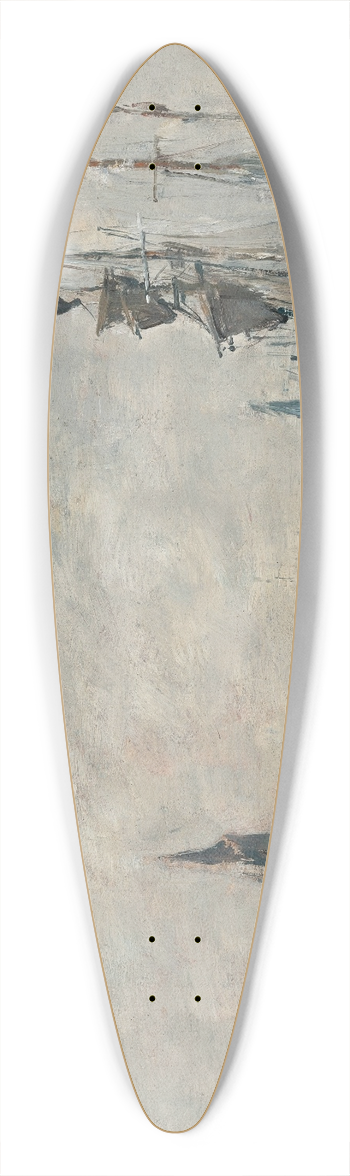 Eugne Boudin - Le Havre. Lavant-port 39.3 inch art pintail longboard deck
