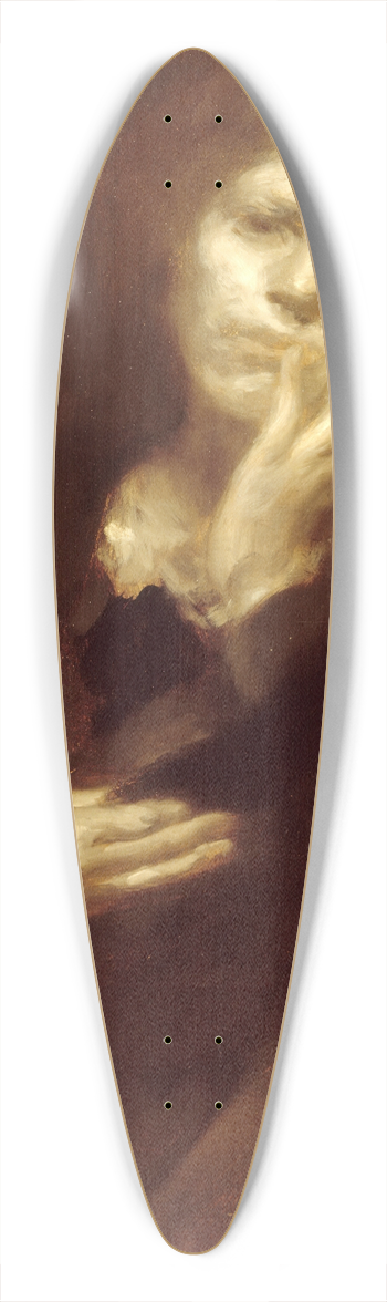 Eugne Carriere - Fantine abandonne 39.3 inch art pintail longboard deck