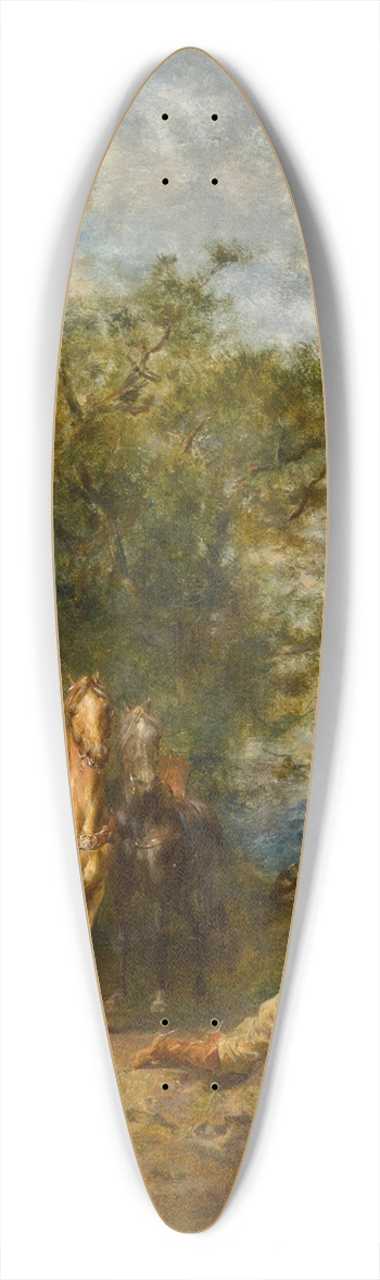 Eugne Fromentin - The Ambush 39.3 inch art pintail longboard deck