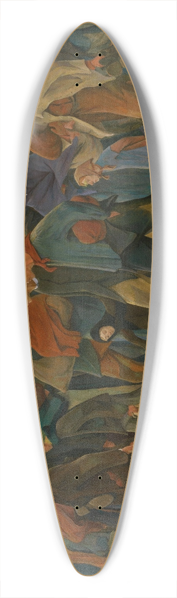 Eugne Laermans - Last Eyesight 39.3 inch art pintail longboard deck