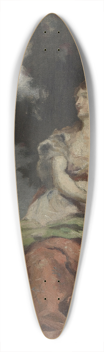 Eugne Romain Thirion - LHistoire 39.3 inch art pintail longboard deck