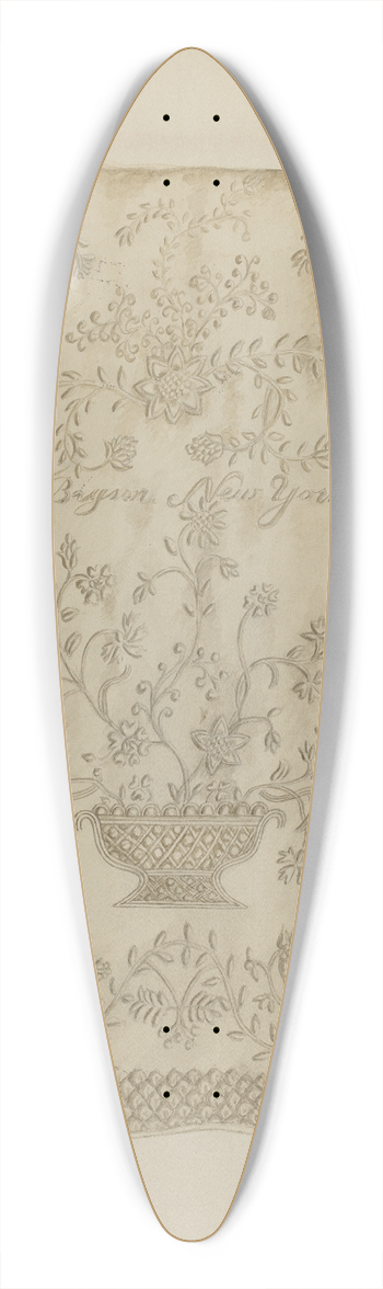 Eva Wilson - Padded Quilt 39.3 inch art pintail longboard deck