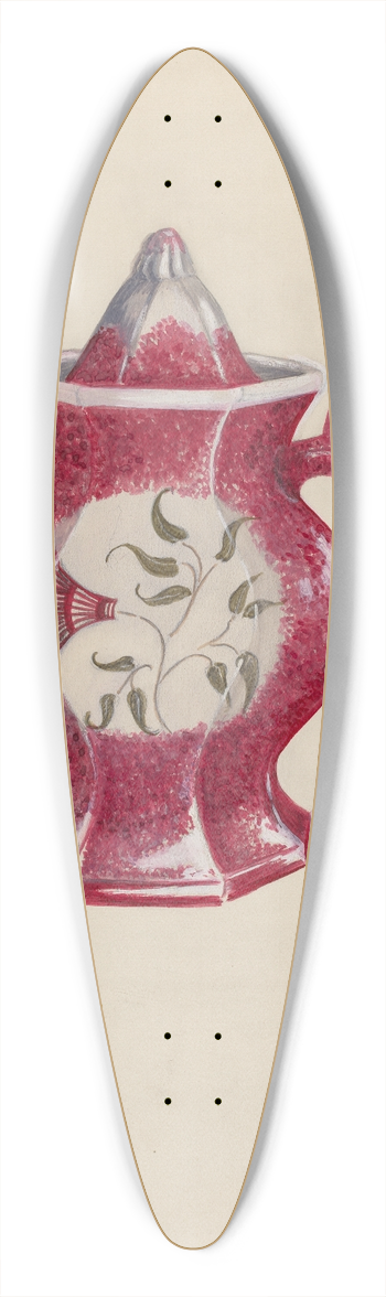 Eva Wilson - Pitcher 39.3 inch art pintail longboard deck