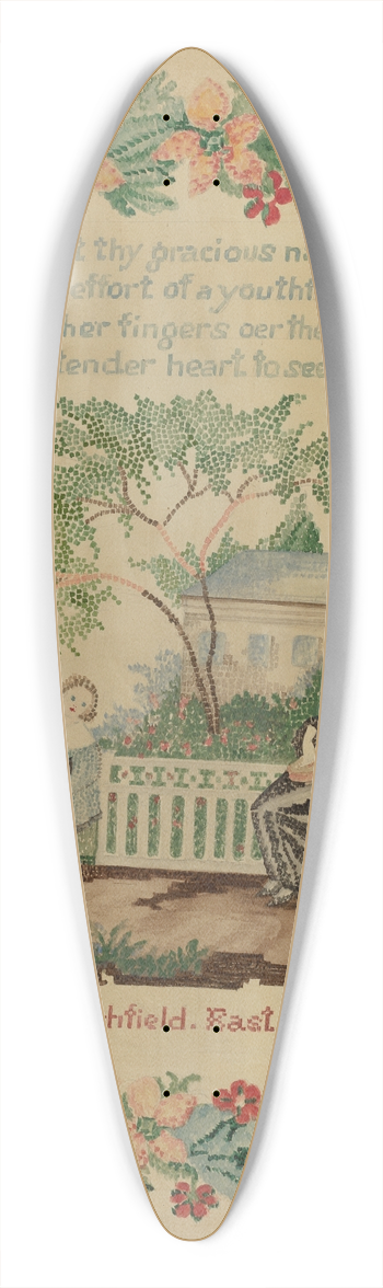 Eva Wilson - Sampler 39.3 inch art pintail longboard deck