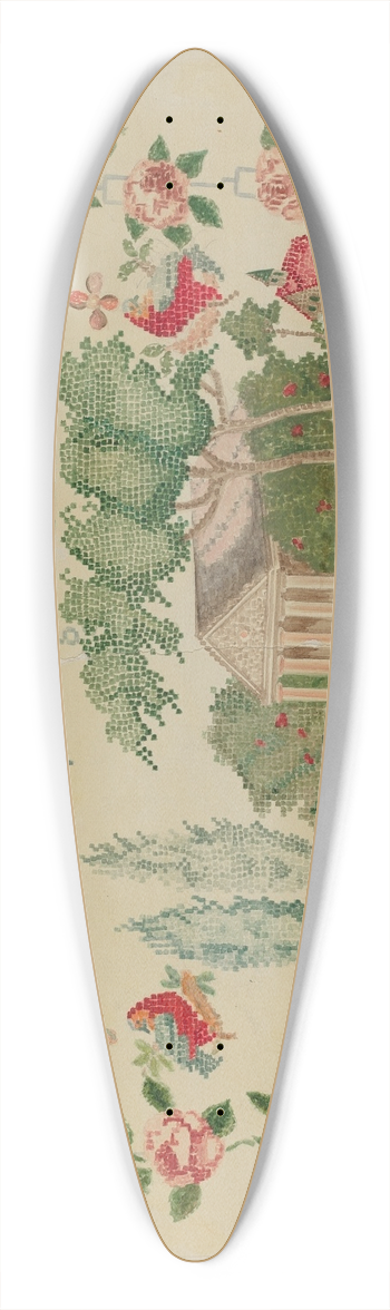 Eva Wilson - Sampler 39.3 inch art pintail longboard deck