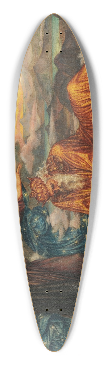 Evelyn De Morgan - Earthbound 39.3 inch art pintail longboard deck