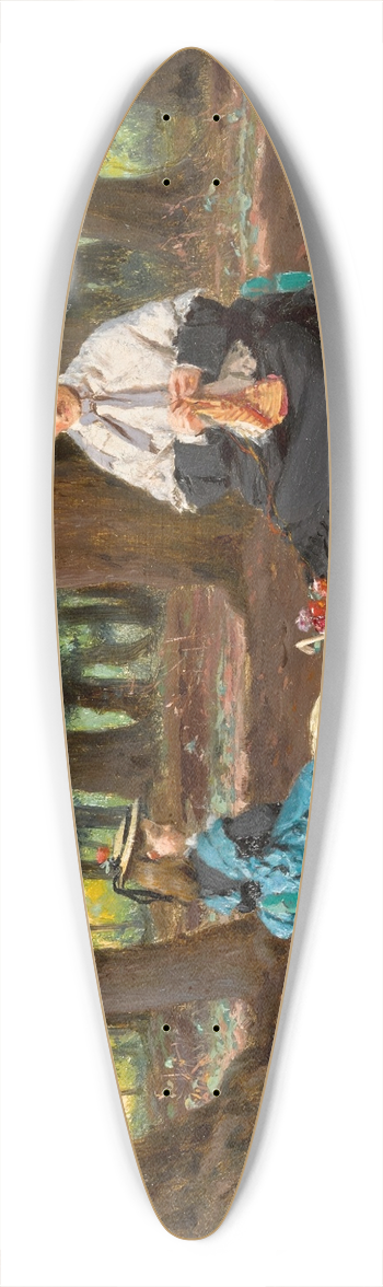 Fedor Andreevich Bronnikov - Afternoonin the Park 39.3 inch art pintail longboard deck