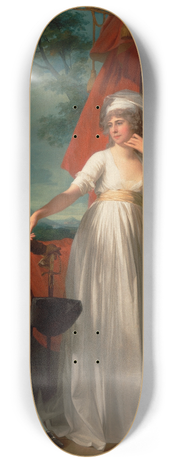 Jean Laurent Mosnier - Margaret Callander and Her Son James Kearney 8.25 inch art skate deck