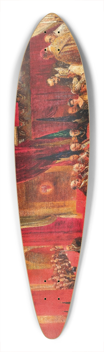 Felix Schwormstdt - Krnung 39.3 inch art pintail longboard deck