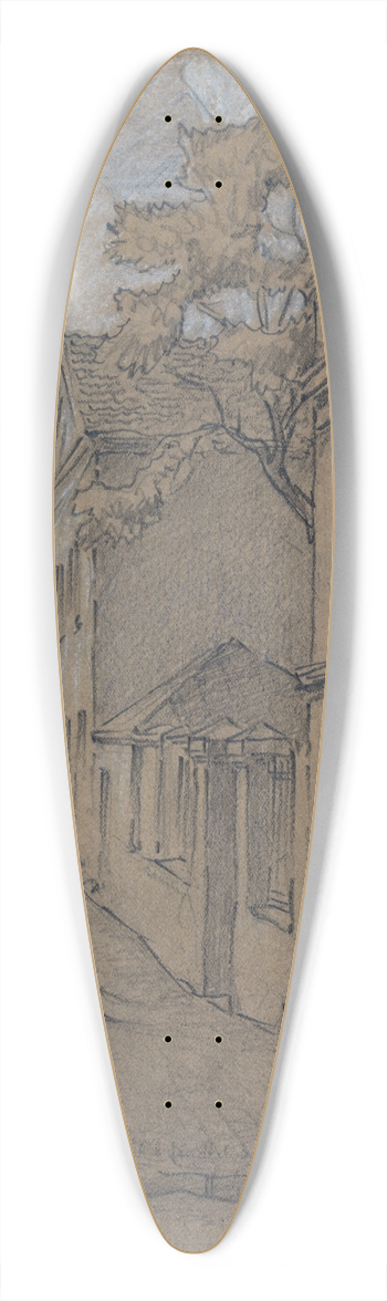 Ferdinand Boberg - 2 impasse Girardon 39.3 inch art pintail longboard deck