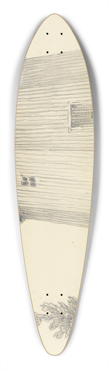 Ferdinand Boberg - Farsta 39.3 inch art pintail longboard deck