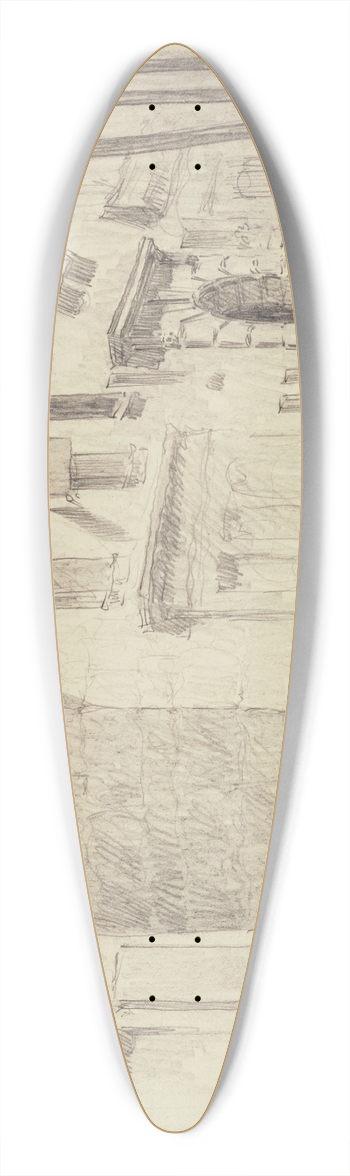 Ferdinand Boberg - Maison, 5 rue Hautefeuille 39.3 inch art pintail longboard deck