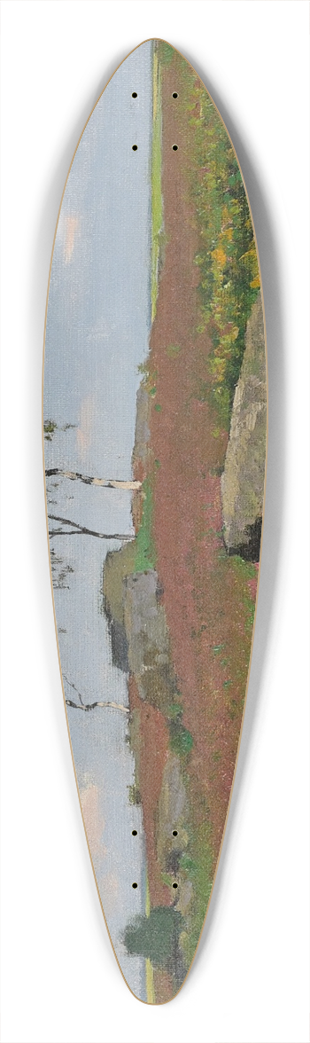 Ferdinand Brunner - Silver Birches in a Landscape 39.3 inch art pintail longboard deck