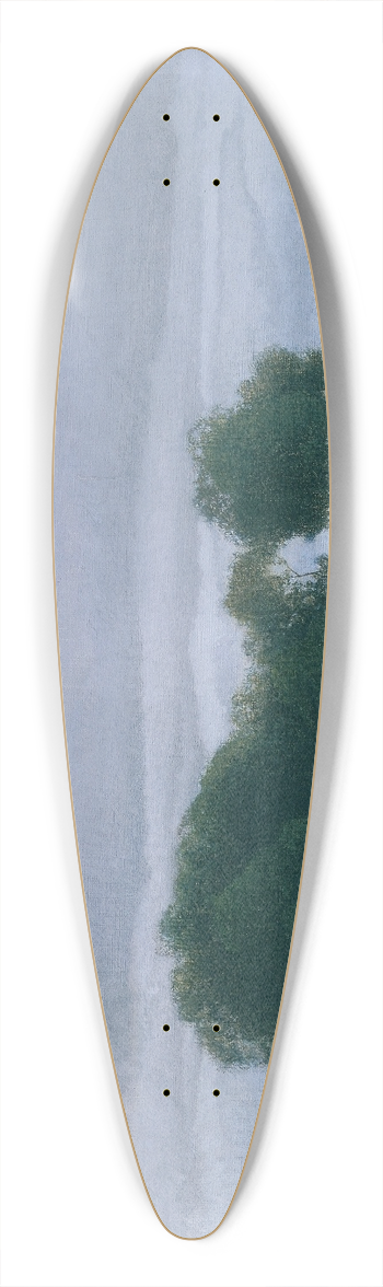 Ferdinand Brunner - Trber Abend 39.3 inch art pintail longboard deck