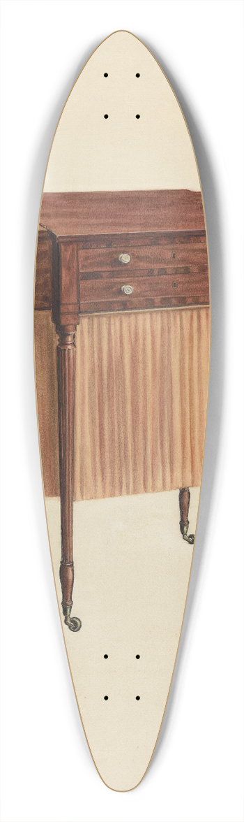 Ferdinand Cartier - Sewing Table 39.3 inch art pintail longboard deck