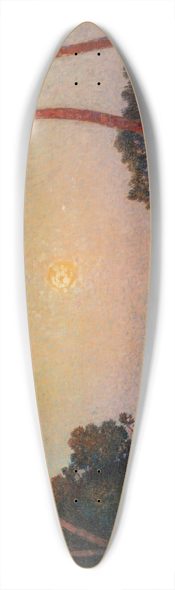 Ferdinand du Puigaudeau - Paysage maritime 39.3 inch art pintail longboard deck