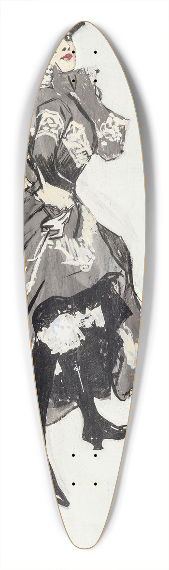 Ferdinand Freiherr von Reznicek - Colombine 39.3 inch art pintail longboard deck