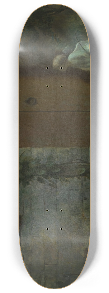 Jean-Lon Grme - Cupid at the Door in a Rainstorm 8.25 inch art skate deck