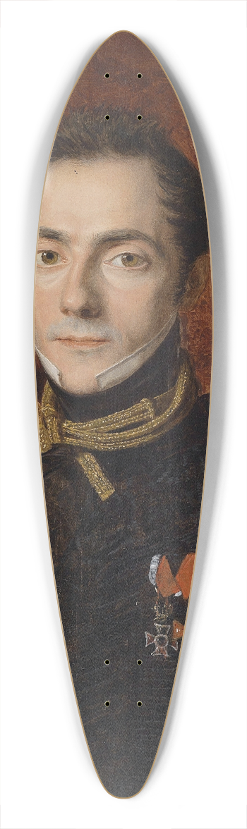 Ferdinand Georg Waldmller - Portrait eines Grafen Apponyi 39.3 inch art pintail longboard deck
