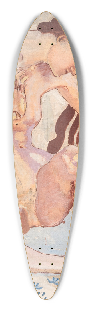 Ferdinand Hodler - Study for Day 39.3 inch art pintail longboard deck