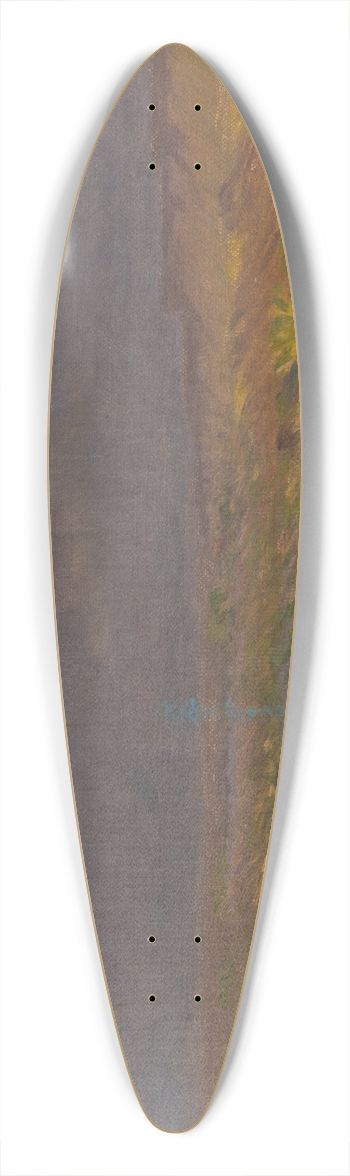 Ferdinand Katona - Landscape before Evening 39.3 inch art pintail longboard deck