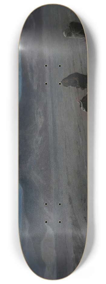 Jean-Lon Grme - La Fuite En gypte (Nuit) 8.25 inch art skate deck