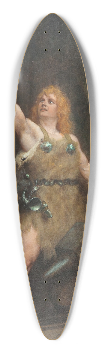Ferdinand Leeke - Siegfried in der Schmiede 39.3 inch art pintail longboard deck