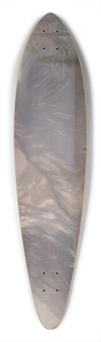 Ferdinand Lepie - Blick auf Traunkirchen 39.3 inch art pintail longboard deck
