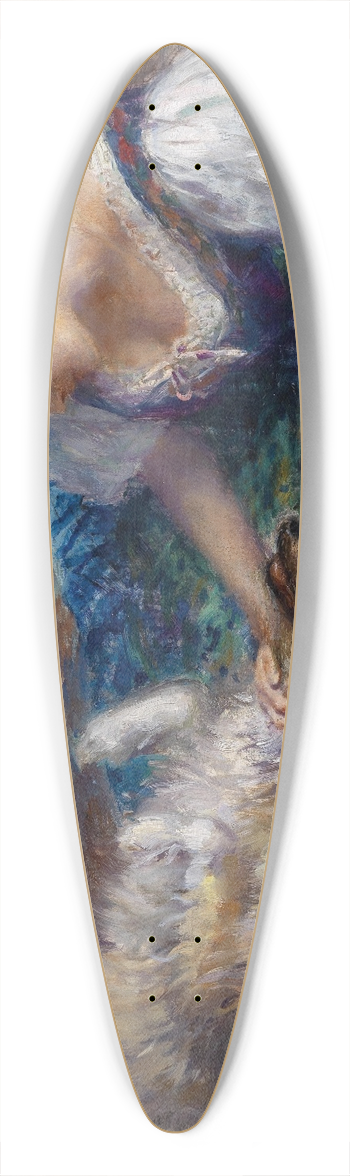 Ferdinand Max Bredt - Spielgefhrten 39.3 inch art pintail longboard deck