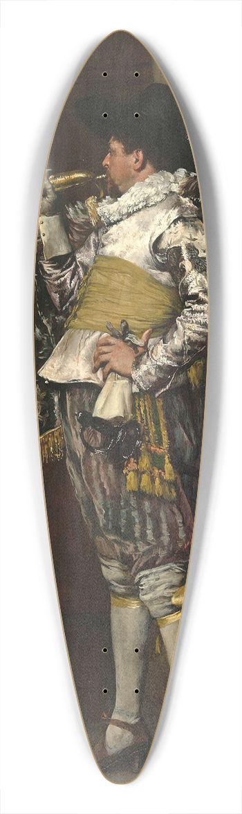 Ferdinand Roybet - A cavalier 39.3 inch art pintail longboard deck