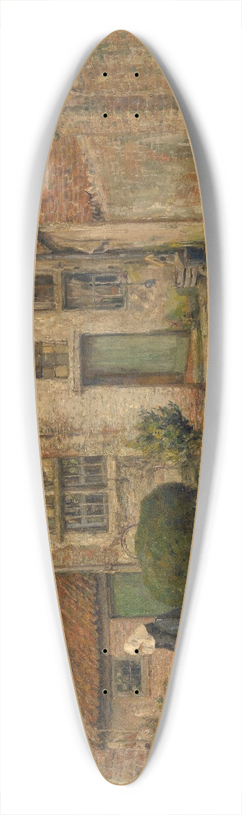 Ferdinand Willaert - Beguinage 39.3 inch art pintail longboard deck