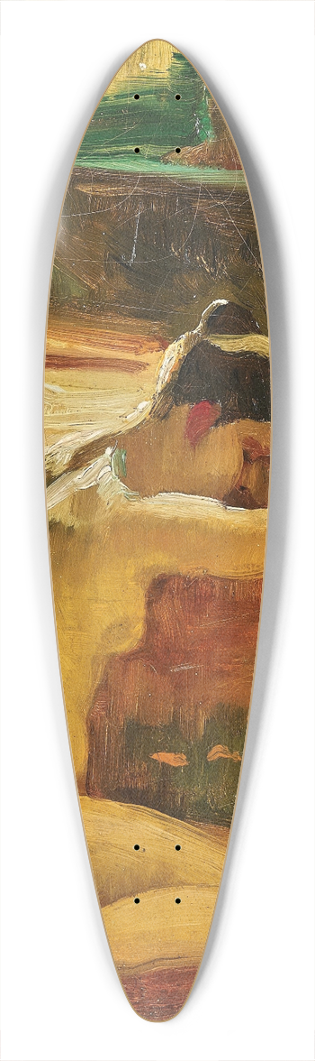 Ferencz Eisenhut - An odalisque 39.3 inch art pintail longboard deck