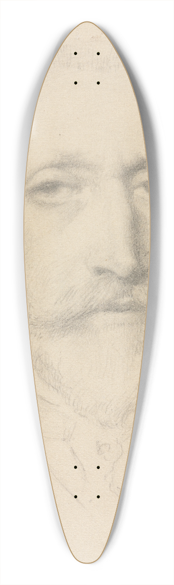 Fernand Cormon - Self-Portrait 39.3 inch art pintail longboard deck