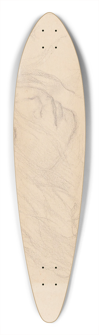 Fernand Cormon - Tte de fillette 39.3 inch art pintail longboard deck