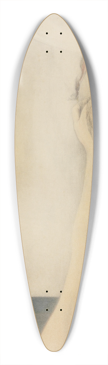 Fernand Khnopff - The Offering 39.3 inch art pintail longboard deck
