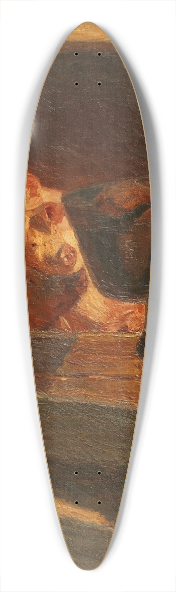 Fernando Fader - La comida de los cerdos 39.3 inch art pintail longboard deck
