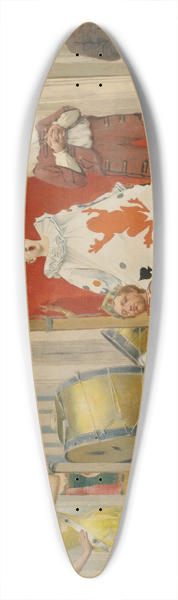 Fernand Pelez - Grimaces Et Misre;Les Saltimbanques 39.3 inch art pintail longboard deck