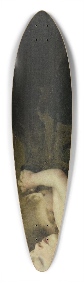 Fernand Pelez - Un nid de misre 39.3 inch art pintail longboard deck