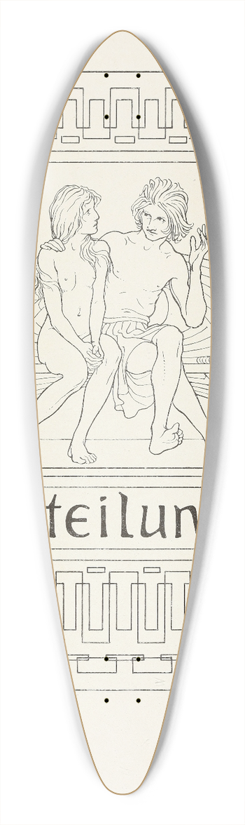Fidus - Fidus-Serie  zwolf Illustrationen Pl.02 39.3 inch art pintail longboard deck