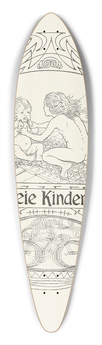 Fidus - Fidus-Serie  zwolf Illustrationen Pl.04 39.3 inch art pintail longboard deck