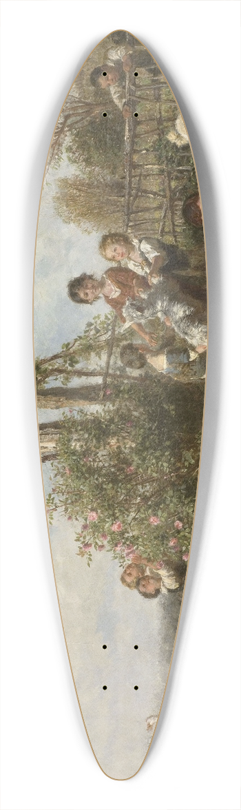 Filippo Palizzi - Spring 39.3 inch art pintail longboard deck