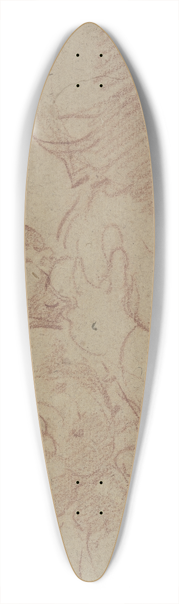 Flaminio Torre - Eine Frau gibt ihrem Kinde die Brust 39.3 inch art pintail longboard deck
