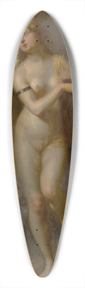 Flemish School - Andromeda rescued by Perseus 39.3 inch art pintail longboard deck