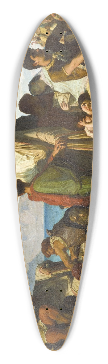 Flix-Joseph Barrias - Tiberius exiles 39.3 inch art pintail longboard deck