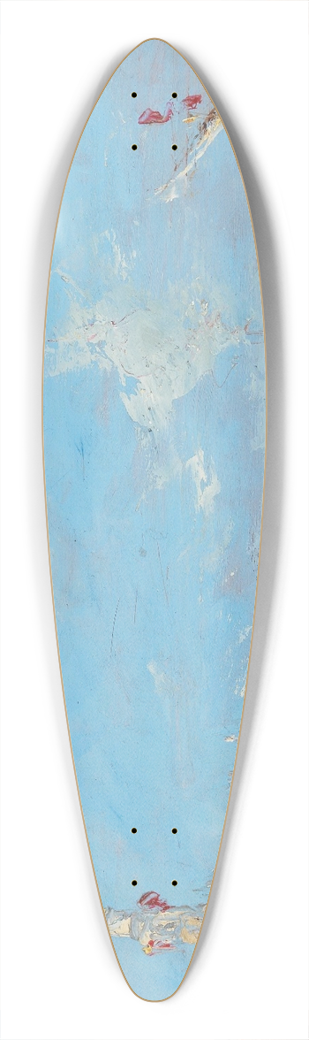 Flix Ziem - Canal Grande 39.3 inch art pintail longboard deck