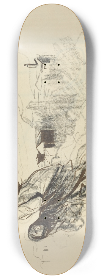 Jean-Louis Forain - After Douai II 8.25 inch art skate deck