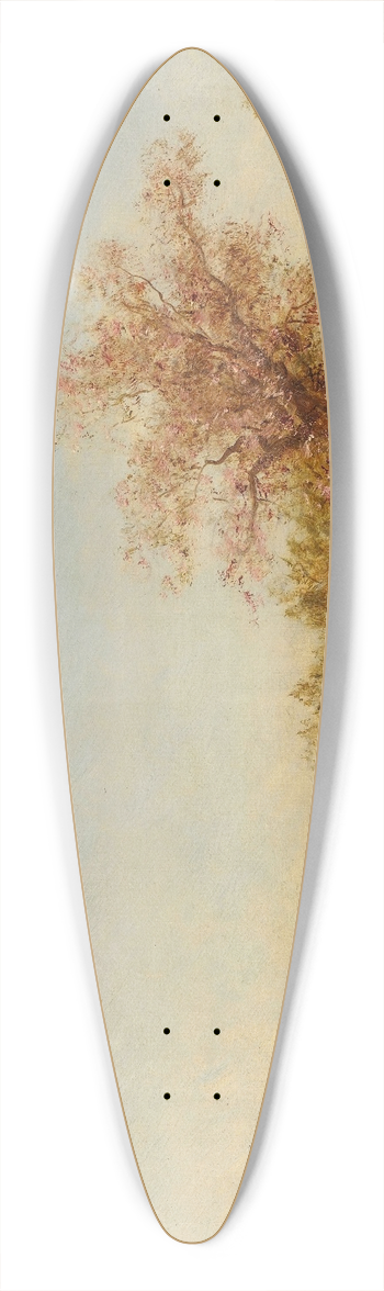 Flix Ziem - Lembouchure Du Bosphore 39.3 inch art pintail longboard deck