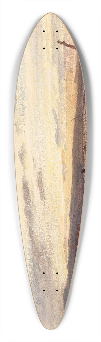 Flix Ziem - Les Pcheurs De Martigues 39.3 inch art pintail longboard deck