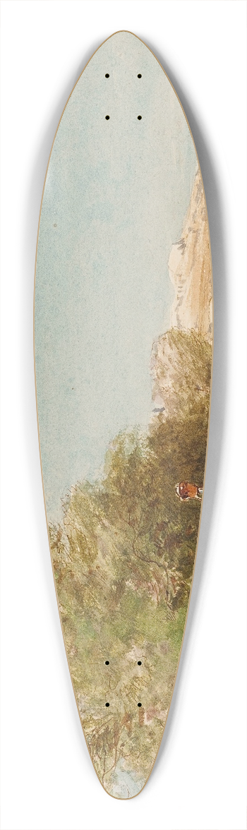 Flix Ziem - Martigues, Devant La Maison De Ziem 39.3 inch art pintail longboard deck
